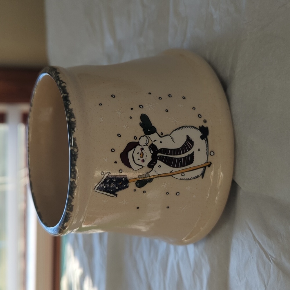 NIB BH&G Snowman mini candle shade